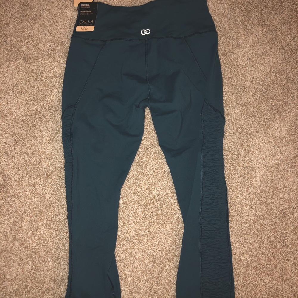 High Rise Capri Mid-Calf Calia by Carrie Leggings